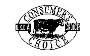 CONSUMER'S CHOICE U.S.D.A. CHOICE