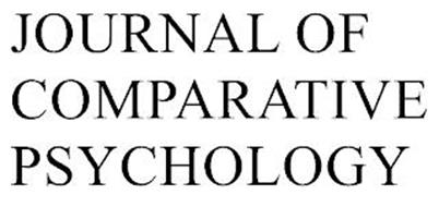 JOURNAL OF COMPARATIVE PSYCHOLOGY