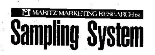 M MARITZ MARKETING RESEARCH INC. SAMPLING SYSTEM
