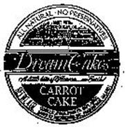 DREAM CAKES A LITTLE BITE OF HEAVEN... ON EARTH! CARROT CAKE ALL NATURAL - NO PRESERVATIVES