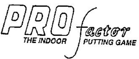 PRO FACTOR THE INDOOR PUTTING GAME