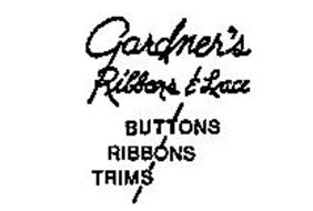 GARDNER'S RIBBONS & LACE BUTTONS RIBBONS TRIMS