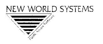 NEW WORLD SYSTEMS PUBLIC SECTOR SOFTWARE