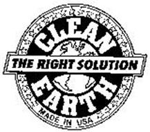 THE RIGHT SOLUTION CLEAN EARTH MADE IN USA