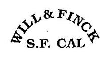 WILL & FINCK S.F. CAL