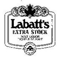 LABATT'S EXTRA STOCK MALT LIQUOR LIQUEUR DE MALT SYMBOL OF BREWING QUALITY 1847