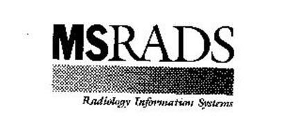 MSRADS RADIOLOGY INFORMATION SYSTEMS