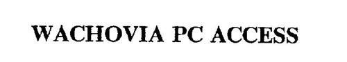 WACHOVIA PC ACCESS