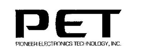 PET PIONEER ELECTRONICS TECHNOLOGY, INC.