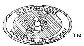 OLD-SAW-HORSE WORLDS SMALLEST SNOWMAN