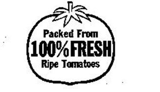 PACKED FROM 100% FRESH RIPE TOMATOES