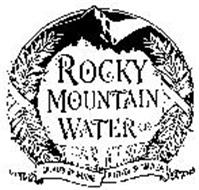 ROCKY MOUNTAIN WATER CO. CREATED BY NATURE BOTTLED