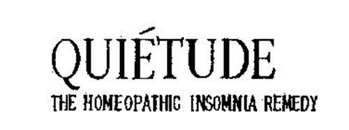 QUIETUDE THE HOMEOPATHIC INSOMNIA REMEDY