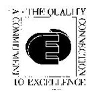 THE QUALITY CONNECTION A COMMITMENT TO EXCELLENCE E