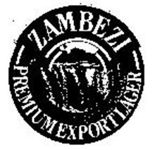 ZAMBEZI PREMIUM EXPORT LAGER BREWED IN ZIMBABWE FROM THE FINEST HOPS & BARLEY