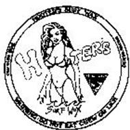 HOOTER'S SURF WAX WARM-STICKY WARNING: DO NOT EAT CHEW OR LICK