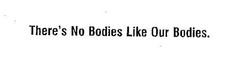THERE'S NO BODIES LIKE OUR BODIES.