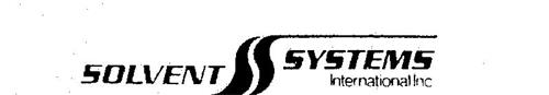 SS SOLVENT SYSTEMS INTERNATIONAL INC.