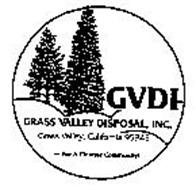 GVDI- GRASS VALLEY DISPOSAL, INC. GRASS VALLEY, CALIFORNIA 95945 - FOR A CLEANER COMMUNITY