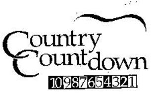 COUNTRY COUNTDOWN 10987654321