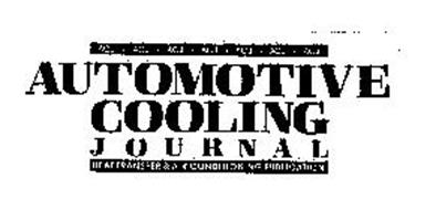AUTOMOTIVE COOLING JOURNAL HEAT TRANSFER & AIR CONDITIONING PUBLICATION ACJ