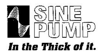 SINE PUMP IN THE THICK OF IT.