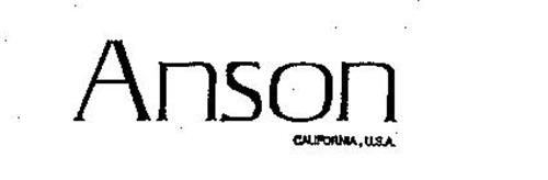ANSON CALIFORNIA, U.S.A.