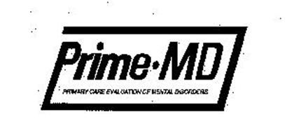 PRIME MD PRIMARY CARE EVALUATION OF MENTAL DISORDERS