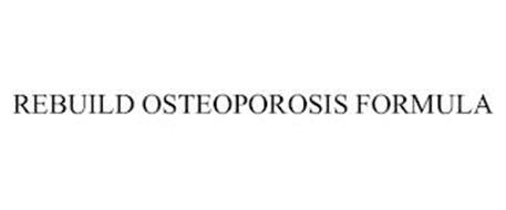 REBUILD OSTEOPOROSIS FORMULA
