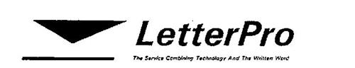 LETTERPRO THE SERVICE COMBINING TECHNOLOGY AND THE WRITTEN WORD