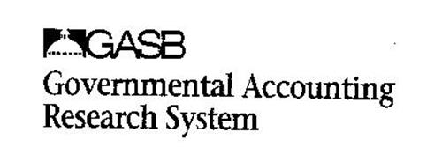 GASB GOVERNMENTAL ACCOUNTING RESEARCH SYSTEM