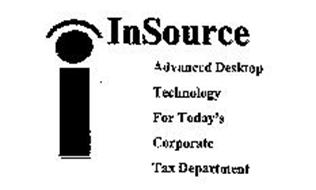 I INSOURCE ADVANCED DESKTOP TECHNOLOGY FOR TODAY'S CORPORATE TAX DEPARTMENT
