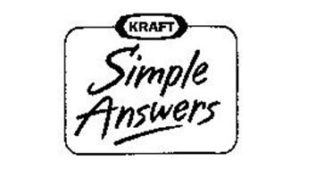 KRAFT SIMPLE ANSWERS