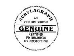 ACRYLAGRAPH ON FINE ART CANVAS GENUINE CERTIFIED PH BALANCED UV PROTECTION