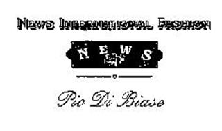 NEWS INTERNATIONAL FASHION NEWS PIO DI BIASE