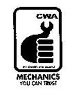 CWA THE COUNTRY WIDE ALLIANCE MECHANICS YOU CAN TRUST