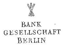 BANK GESELLSCHAFT BERLIN