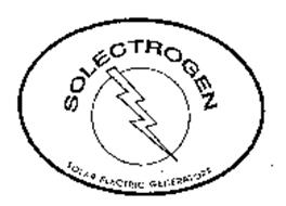 SOLECTROGEN SOLAR ELECTRIC GENERATORS