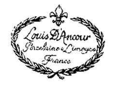 LOUIS D'ANCOUR PORCELAINE LIMOGES FRANCE