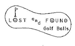 LOST AND FOUND GOLF BALLS