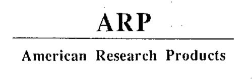 ARP AMERICAN RESEARCH PRODUCTS