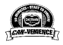 CAN-VENIENCE 20 MINUTES - START TO FINISH DEL MONTE QUALITY