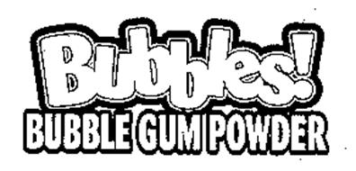 BUBBLES! BUBBLE GUM POWDER