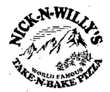 NICK-N-WILLY'S WORLD FAMOUS TAKE-N-BAKEPIZZA