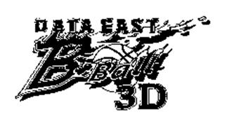 DATA EAST B BALL 3D