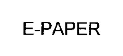E-PAPER
