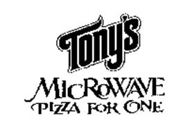 TONY'S MICROWAVE PIZZA FOR ONE