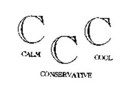 CCC CALM CONSERVATIVE COOL