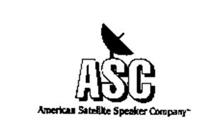 ASC AMERICAN SATELLITE SPEAKER COMPANY