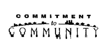 COMMITMENT TO COMMUNITY